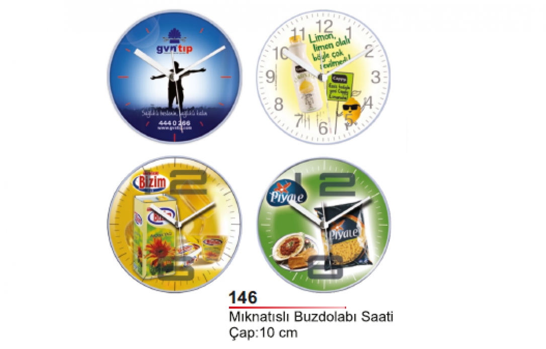 Mıknatıslı Buzdolabı Saati
