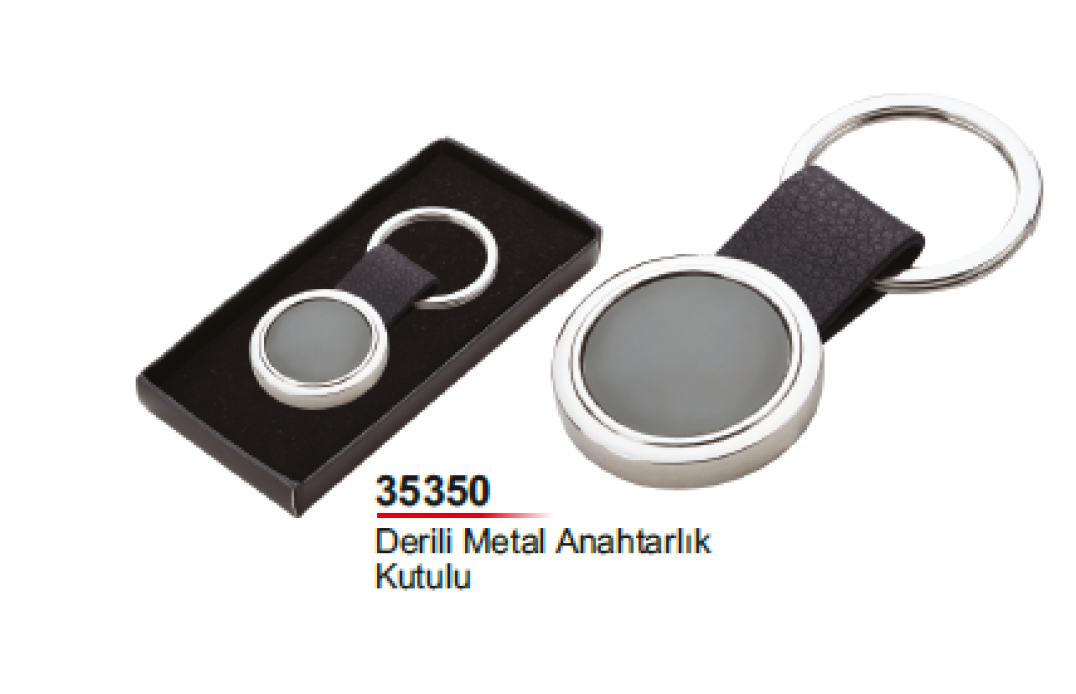 Derili Metal Anahtarlık Kutulu