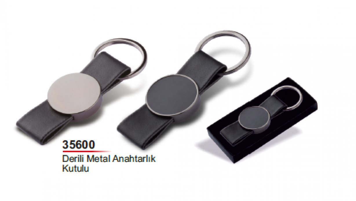 Derili Metal Anahtarlık Kutulu