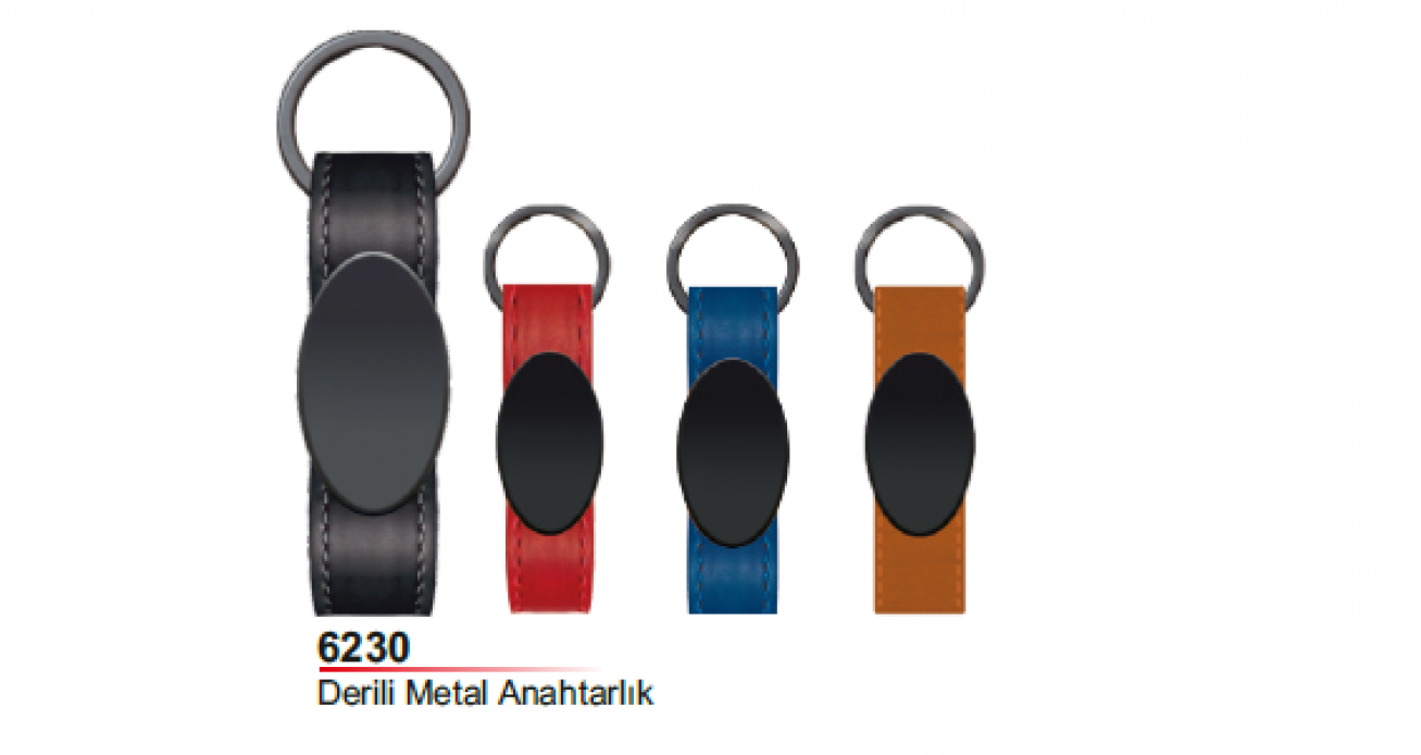 Derili Metal Anahtarlık