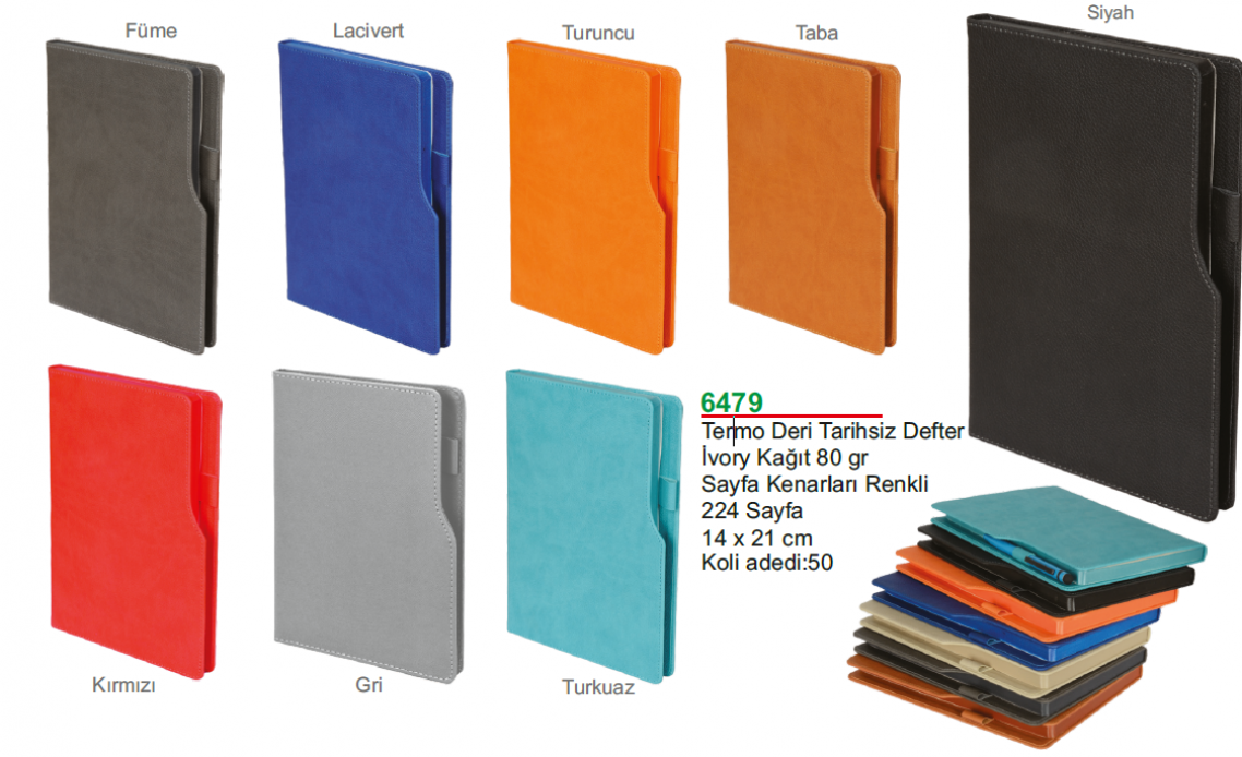 Termo Deri Tarihsiz Defter