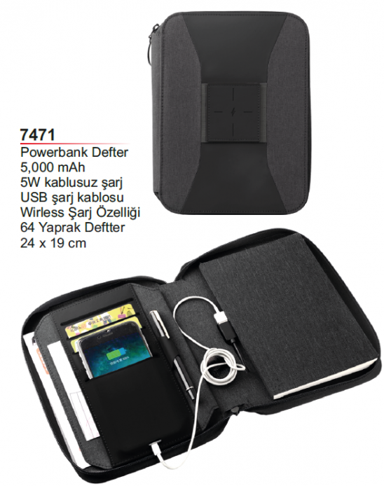 5000 mAh Powerbank Organizer